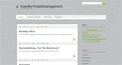 Desktop Screenshot of guerilla-projektmanagement.de