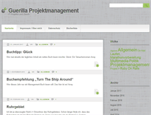 Tablet Screenshot of guerilla-projektmanagement.de